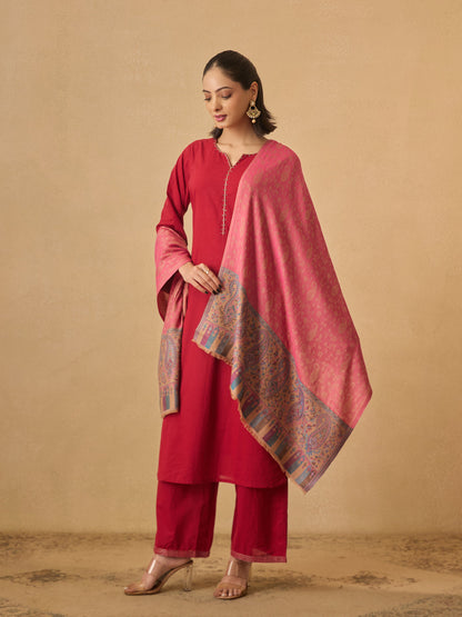 Pashmoda Women Gulpari Kaani Stole (Size : 71X203 CM)