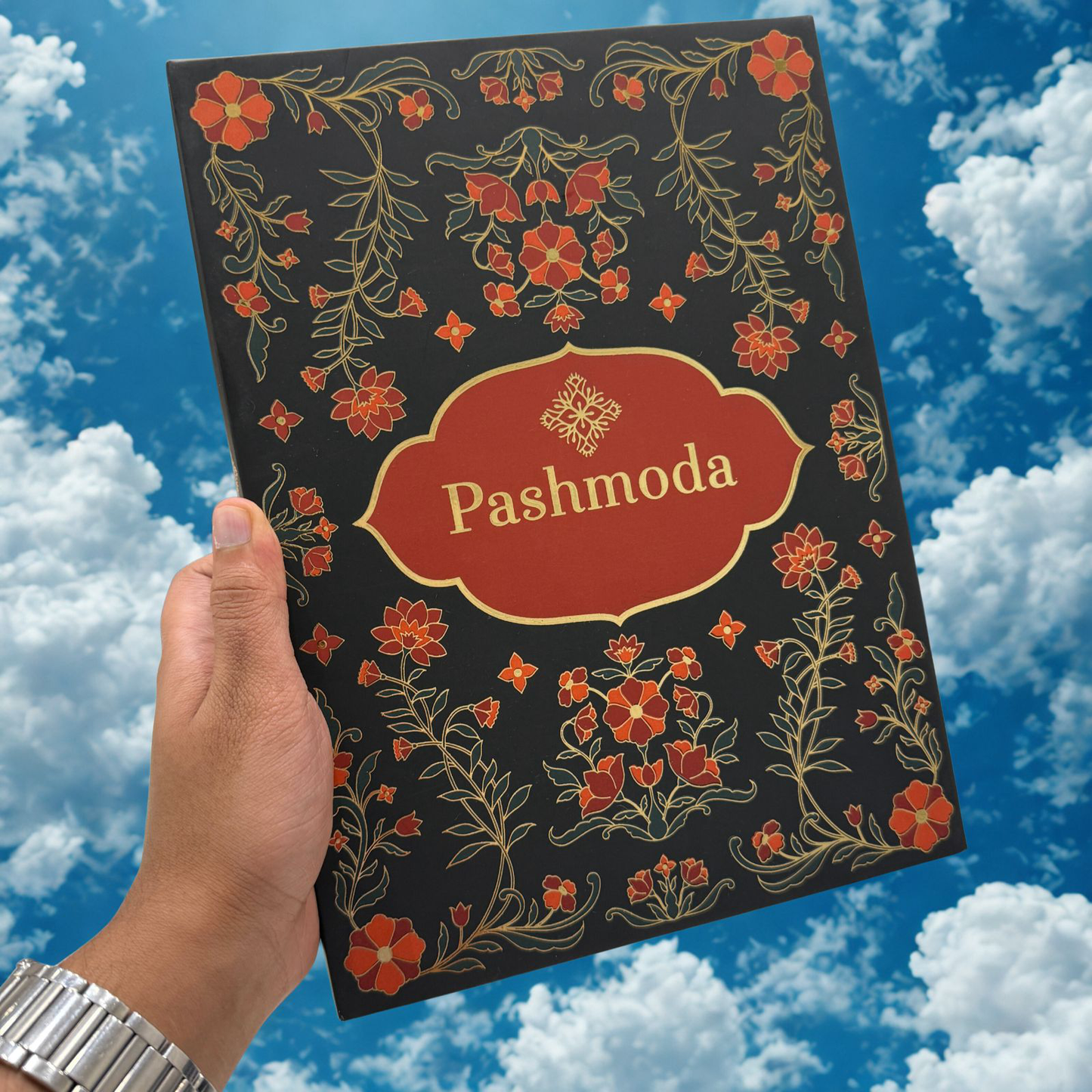 Pashmoda Women Nazrana Kashmiri Jamawar Woven Shawl (Size: 101X203 CM)